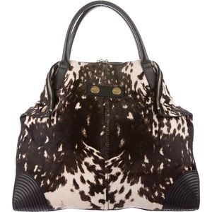 Alexander McQueen Pony Hair De Manta Tote